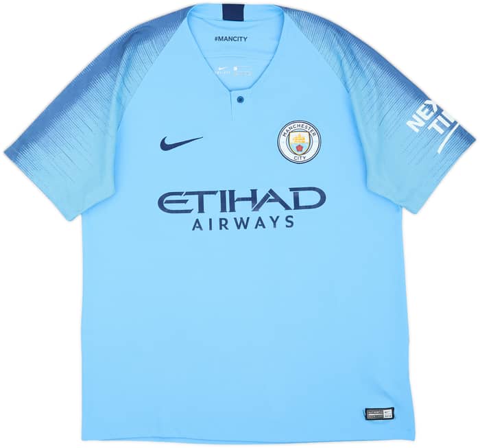 2018-19 Manchester City Home Shirt De Bruyne #17 - 6/10 - (L)