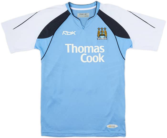 2006-07 Manchester City Home Shirt Richards #2 - 8/10 - (S)