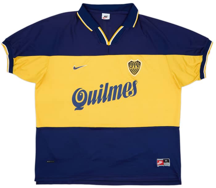 1998-00 Boca Juniors Home Shirt #10 - 6/10 - (XL)