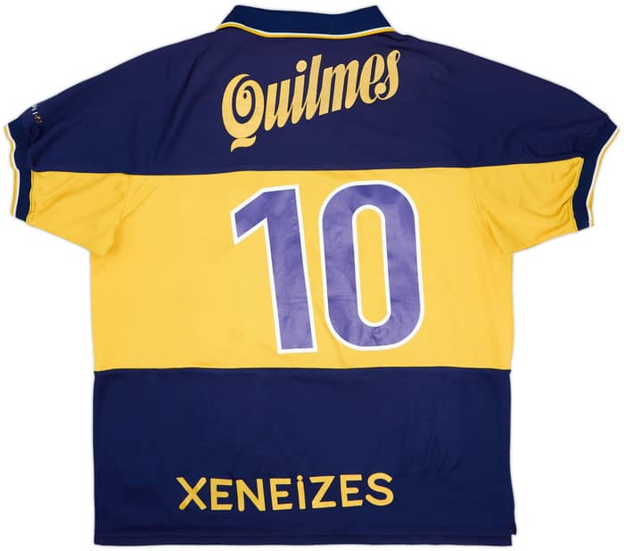 1998-00 Boca Juniors Home Shirt #10 - 6/10 - (XL)