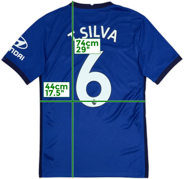 2020-21 Chelsea Home Shirt T.Silva #6 - 6/10 - (XS)
