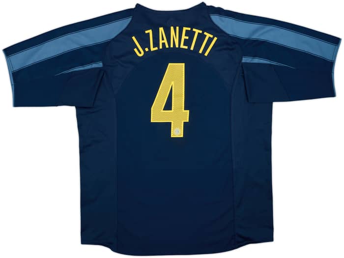 2004-05 Inter Milan Third Shirt J. Zanetti #4 - 10/10 - (XXL)