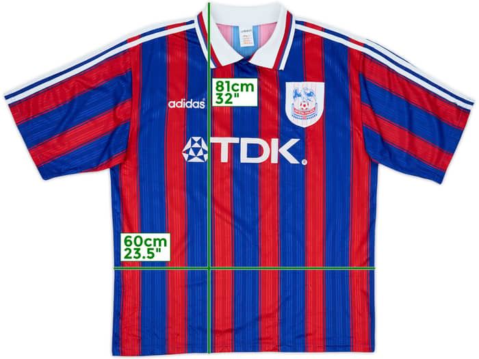 1996-98 Crystal Palace Home Shirt - 6/10 - (XL)