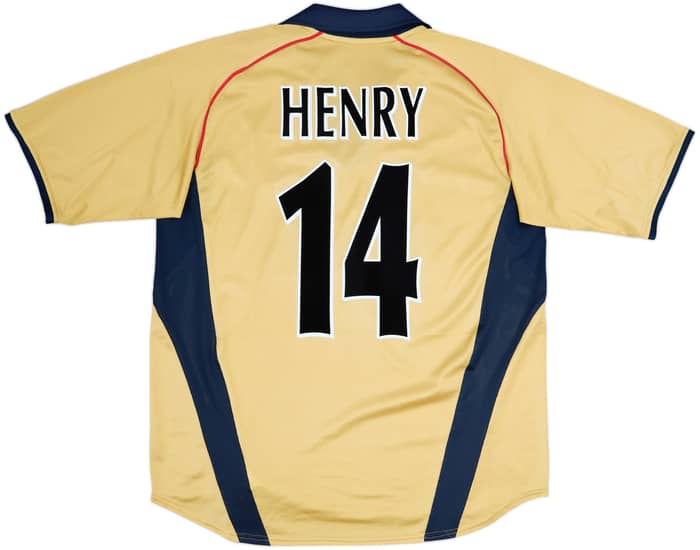 2001-02 Arsenal Away Shirt Henry #14 - 9/10 - (L)