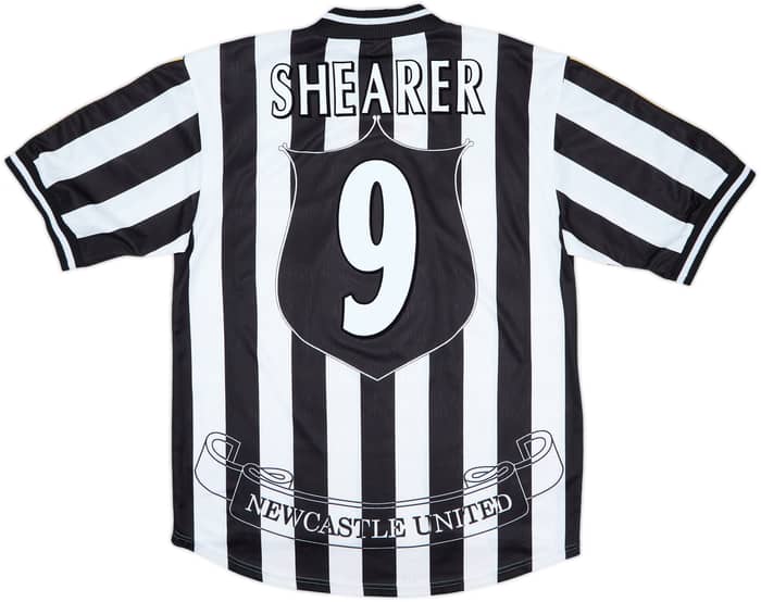 1997-99 Newcastle Home Shirt Shearer #9 - 8/10 - (L)