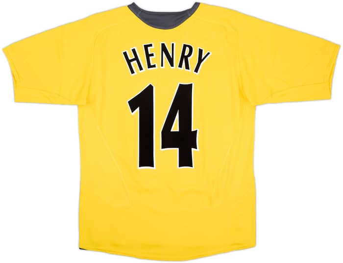 2005-06 Arsenal Away Shirt Henry #14 - 6/10 - (M)