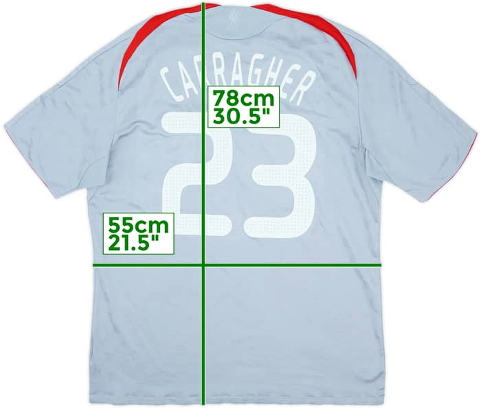 2008-09 Liverpool Away Shirt Carragher #23 - 5/10 - (XL)