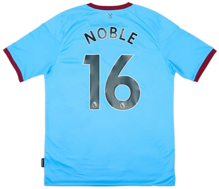 2020-21 West Ham Away Shirt Noble #16 - 9/10 - (L)