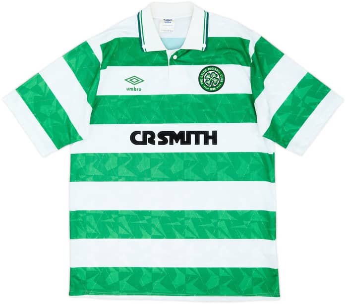 1989-91 Celtic Home Shirt - 8/10 - (M)