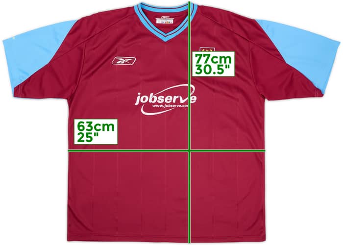 2003-05 West Ham Home Shirt - 10/10 - (XL)