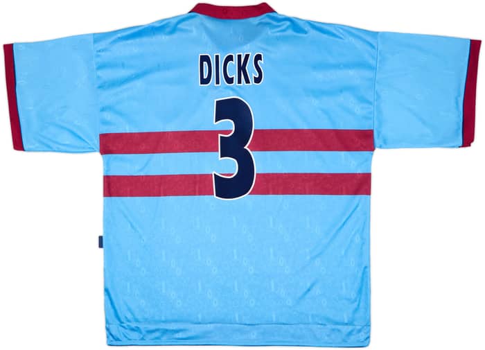 1995-97 West Ham Centenary Away Shirt Dicks #3 - 8/10 - (XXL)