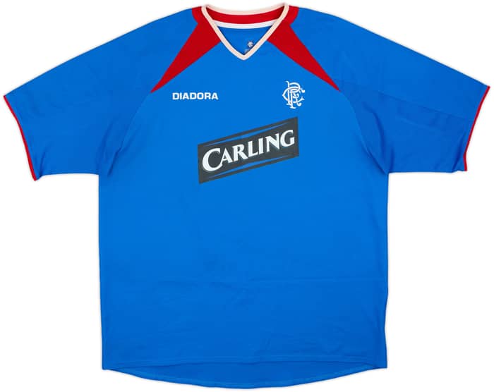 2003-05 Rangers Home Shirt Ferguson #6 - 6/10 - (XL)
