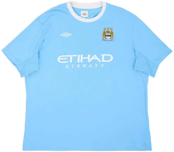 Camiseta de local del Manchester City 2009-10 Tevez #32 - 6/10 - (3XL)