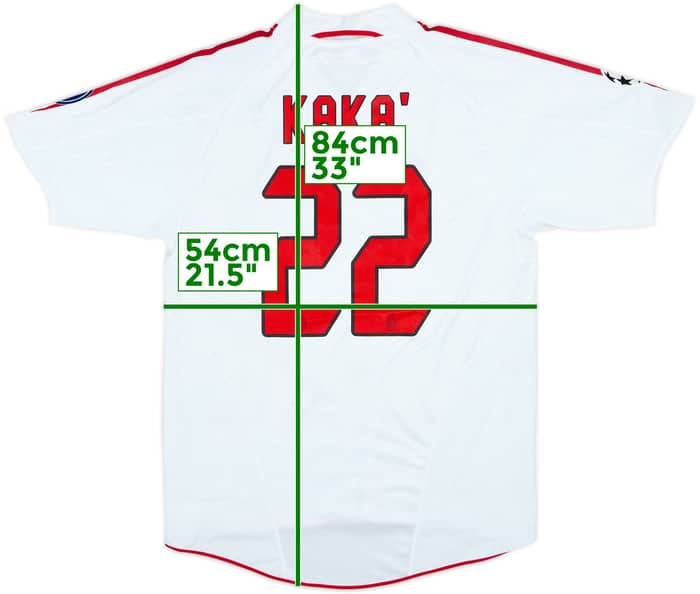 2004-05 AC Milan Away Shirt Kaka #22 - 4/10 - (M)