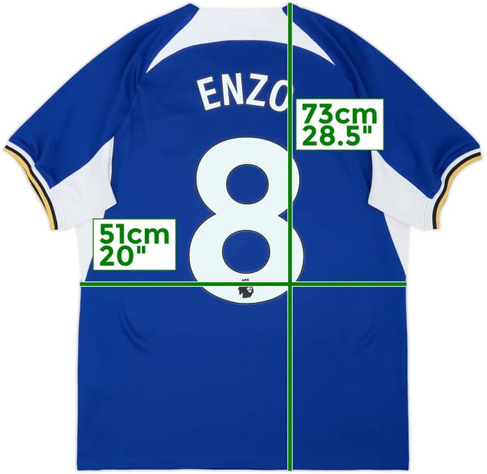 2023-24 Chelsea Home Shirt Enzo #8 - 8/10 - (M)