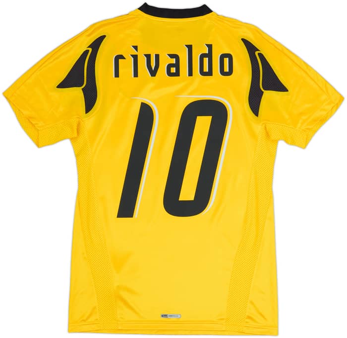 2007-08 AEK Atenas Camiseta Local Rivaldo #10 - 8/10 - (S)