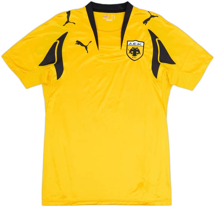 2007-08 AEK Atenas Camiseta Local Rivaldo #10 - 8/10 - (S)