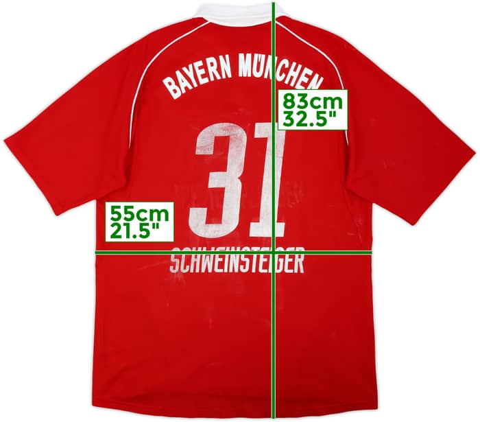 2005-06 Bayern Munich Home Shirt Schweinsteiger #31 - 5/10 - (L)