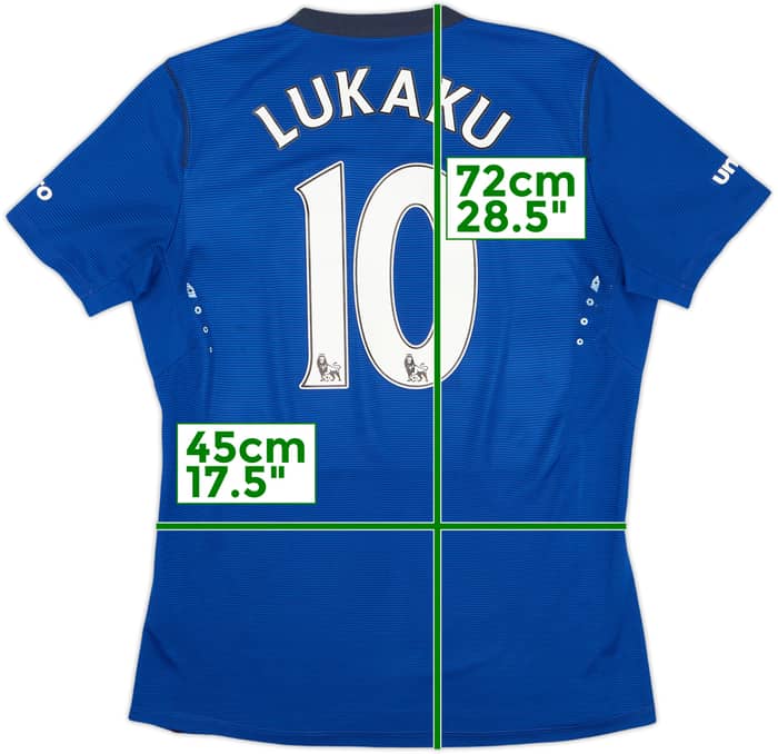 2014-15 Everton Home Shirt Lukaku #10 - 8/10 - (M)