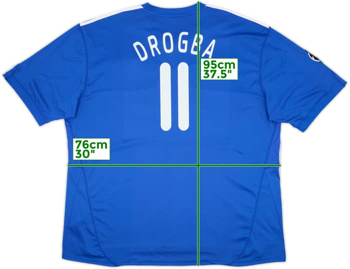 2006-08 Chelsea Home Shirt Drogba #11 - 8/10 - (6XL)