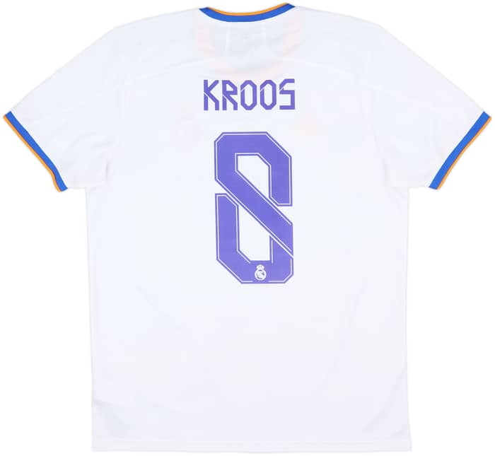 2021-22 Real Madrid Home Shirt Kroos #8 - 8/10 - (L)