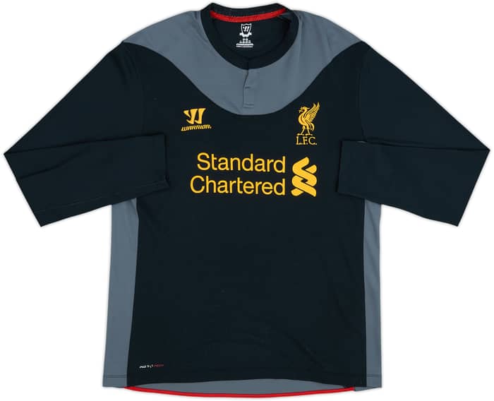 2012-13 Liverpool Away L/S Shirt Suarez #7 - 7/10 - (L)