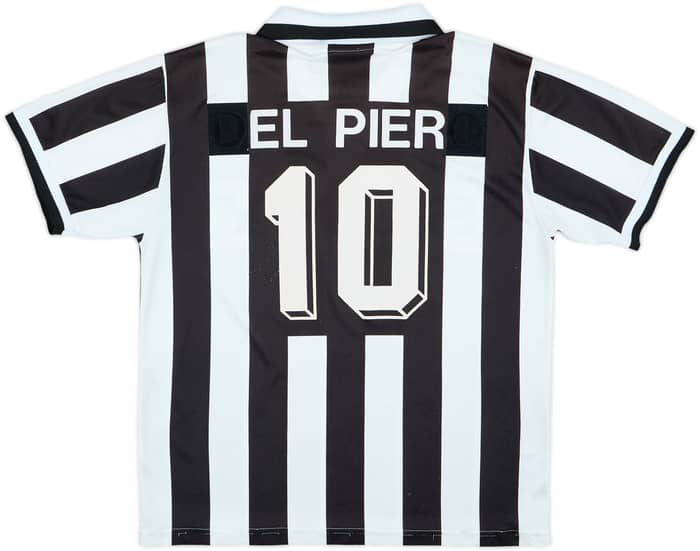 1995-97 Juventus Home Shirt Del Piero #10 - 4/10 - (S)