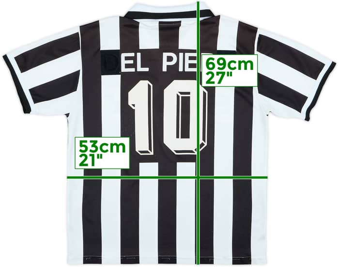 1995-97 Juventus Home Shirt Del Piero #10 - 4/10 - (S)