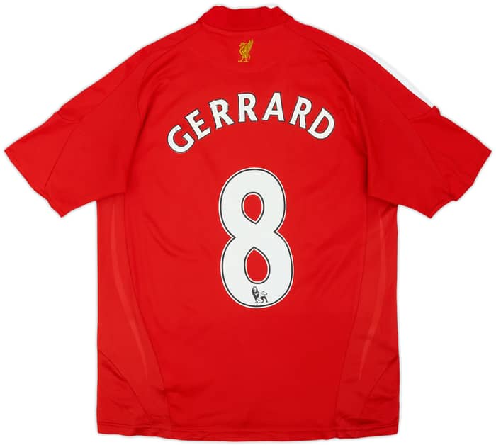 2008-10 Liverpool Home Shirt Gerrard #8 - 4/10 - (L.Boys)