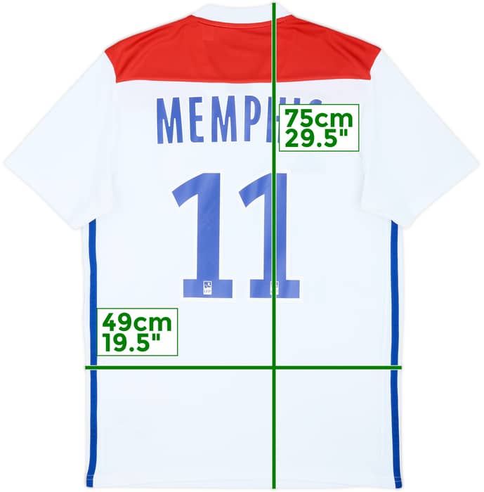 2018-19 Lyon Home Shirt Memphis #11 - 8/10 - (S)