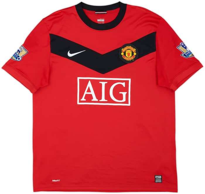 2009-10 Manchester United Home Shirt J.S.Park #13 - 6/10 - (L)