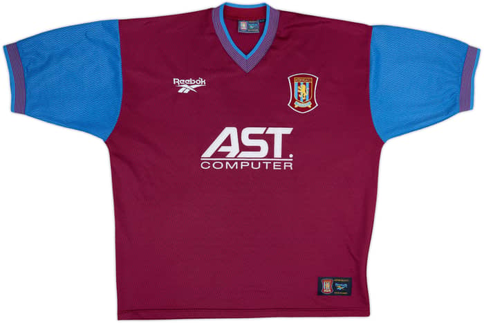 1997-98 Aston Villa Home Shirt - 8/10 - (XL)