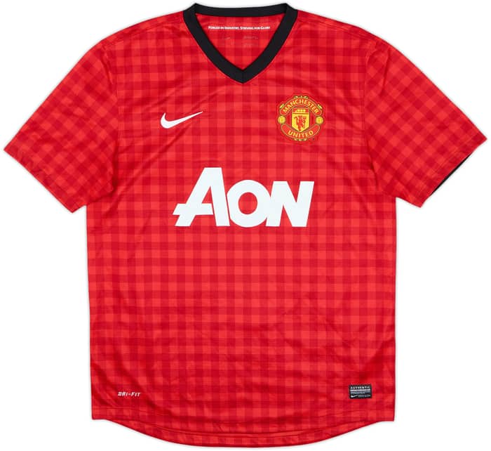 2012-13 Manchester United Home Shirt Vidic #15 - 7/10 - (M)
