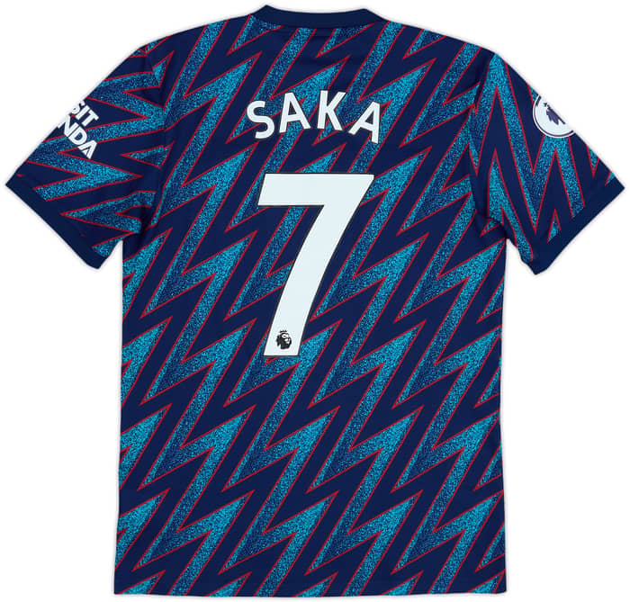2021-22 Arsenal Third Shirt Saka #7 - 9/10 - (S)