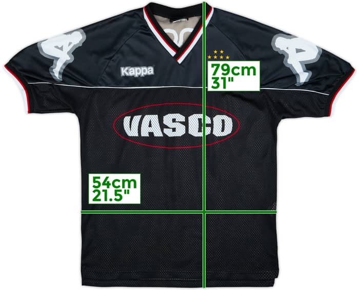 1998 Vasco da Gama Kappa Training Shirt - 9/10 - (L)