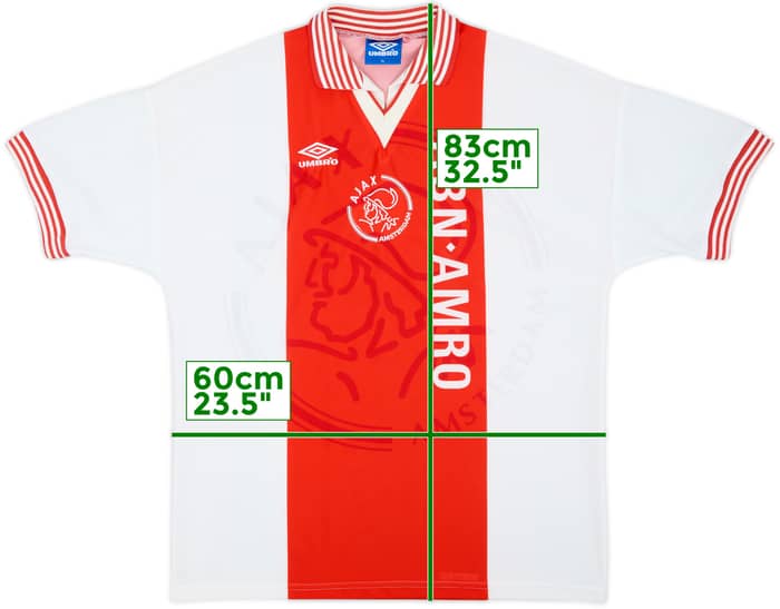 1995-96 Ajax Home Shirt - 9/10 - (XL)