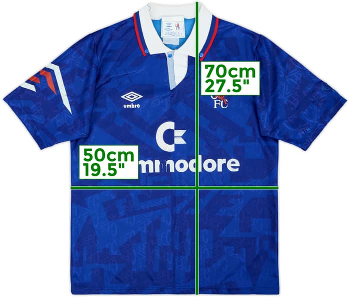 1991-93 Chelsea Home Shirt - 5/10 - (M)