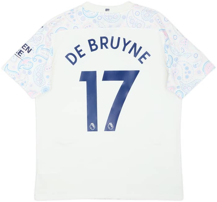 2020-21 Manchester City Third Shirt De Bruyne #17 - 8/10 - (L)