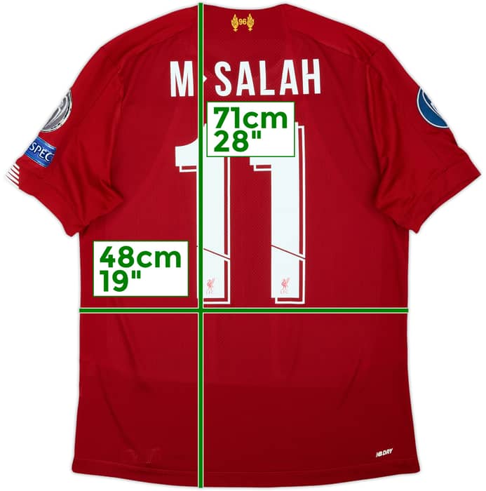 2019-20 Liverpool Home Shirt M.Salah #11 - 6/10 - (S)