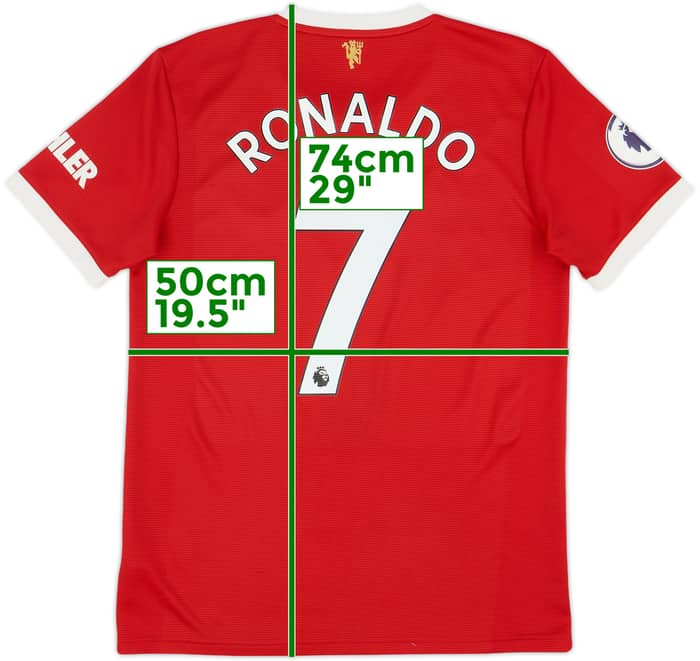 2021-22 Manchester United Camiseta Local Ronaldo #7 - 8/10 - (M)
