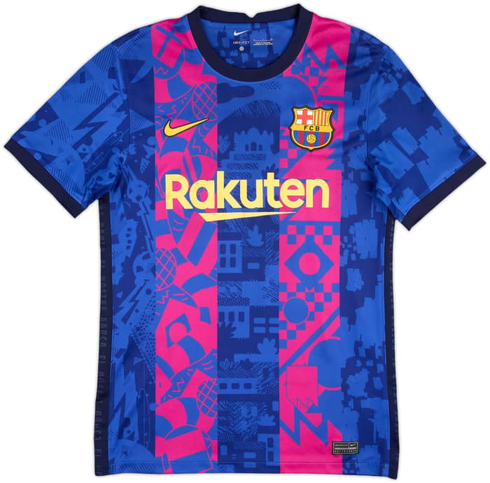 2021-22 Barcelona Third Shirt Pedri #16 - 8/10 - (S)