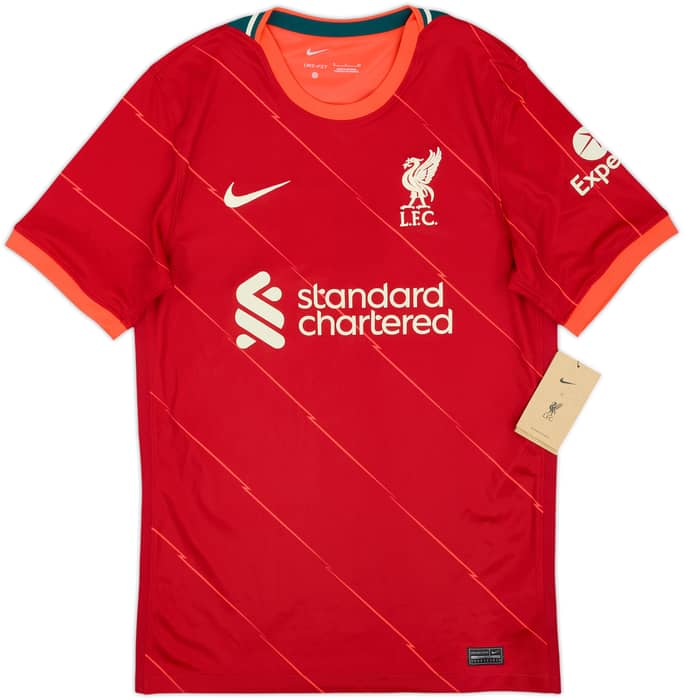 2021-22 Liverpool Home Shirt Virgil #4 (S)