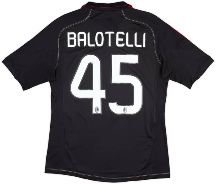 2012-13 AC Milan Third Shirt Balotelli #45 - 5/10 - (M)