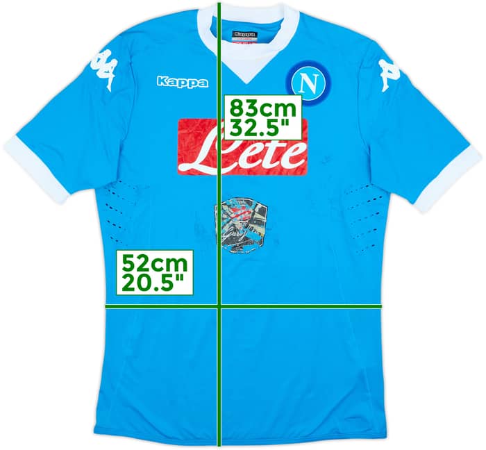 2015-16 Napoli Home Shirt - 5/10 - (3XL)