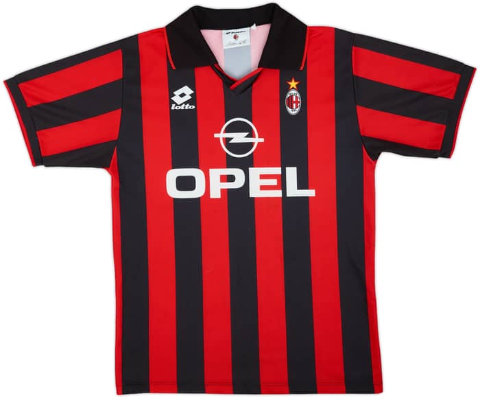 1995-96 AC Milan Home Shirt - 8/10 - (M)