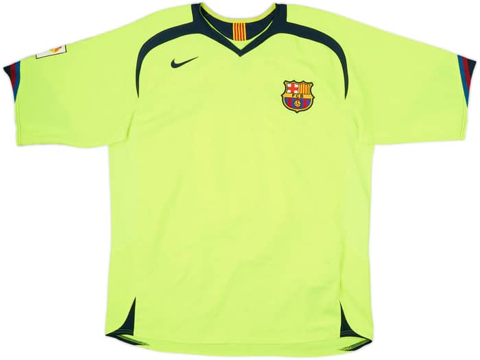2005-06 Barcelona Away Shirt Ronaldinho #10 - 6/10 - (XL)