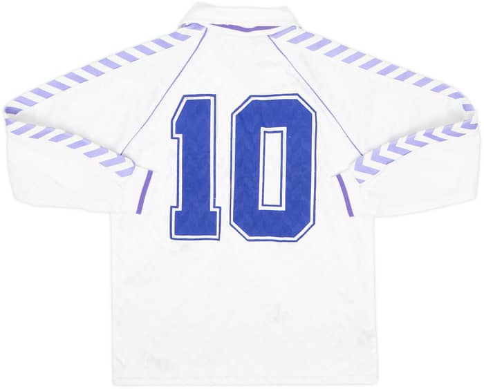 1986-88 Real Madrid Home L/S Shirt #10 - 8/10 - (12-14 Years)