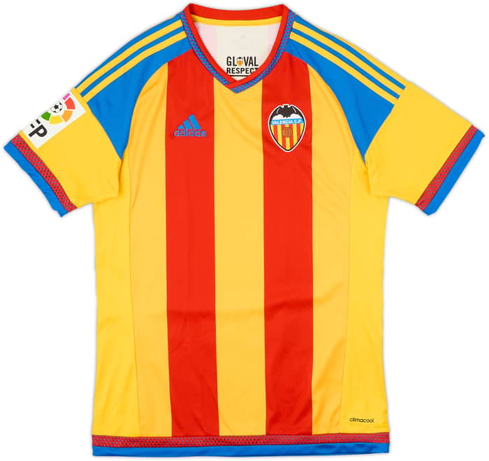 2015-16 Valencia Camiseta Visitante - 9/10 - (S)