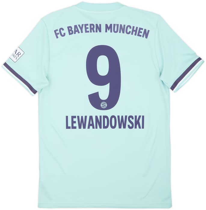 2018-19 Bayern Munich Away Shirt Lewandowski #9 - 7/10 - (S)