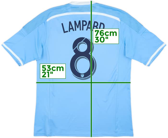 2015-16 New York City Home Shirt Lampard #8 - 9/10 - (L)